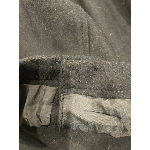 Land’s End Wool Toggle Duffle Car Coat Jacket Size M - Picture 8 of 9